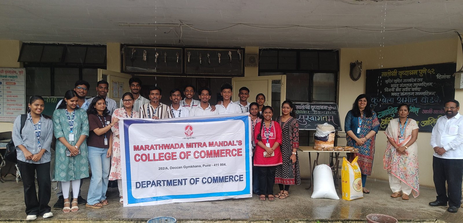 Visited at Matoshree old Age Home-Friendship Beyond Boundaries